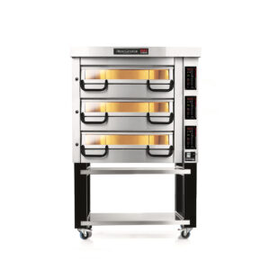 Elektro-Steinpizzaöfen mit 3 Backkammern